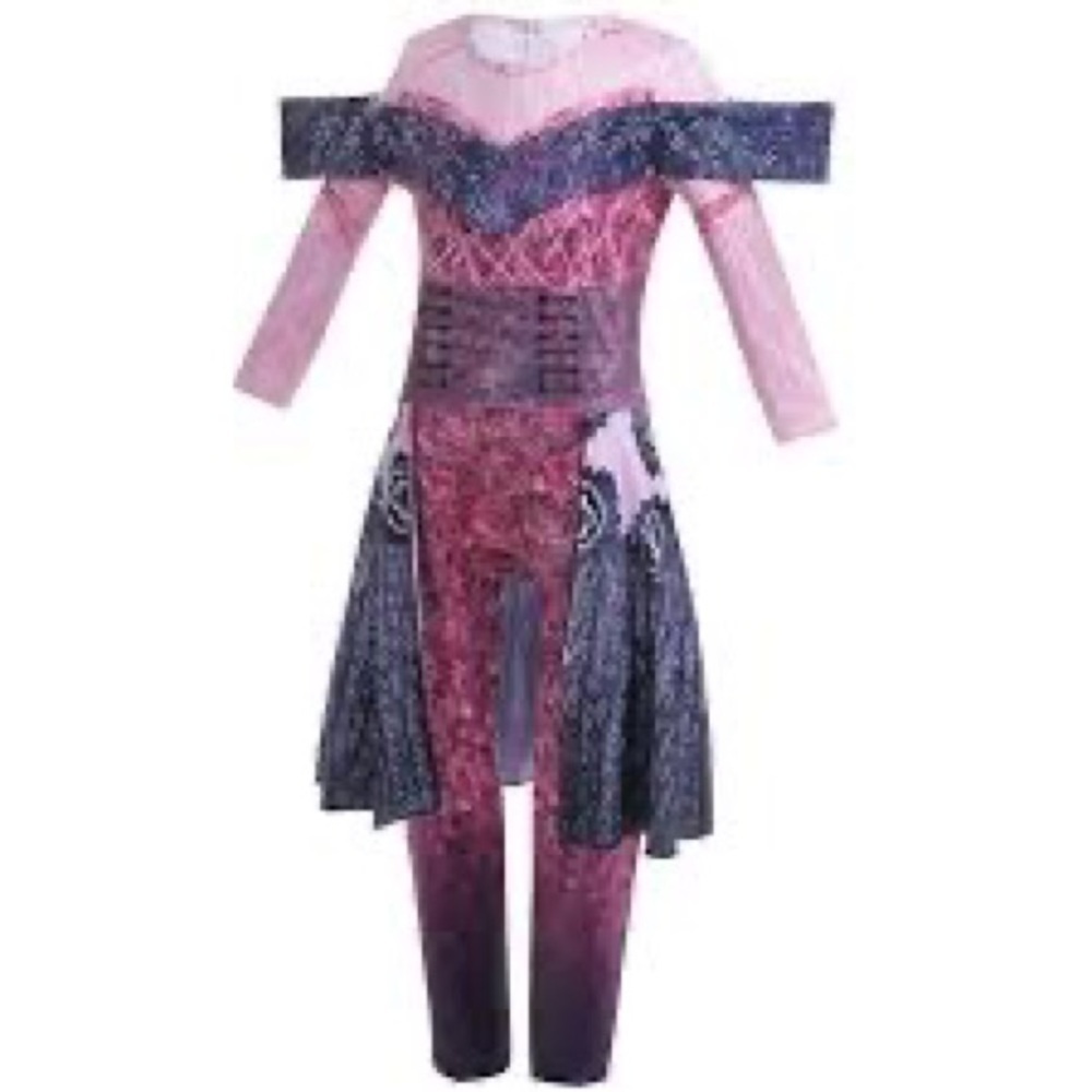 Zhi Xuan Tong Girls Costume Outfit Size 130 Girls Mal Descendants EUC